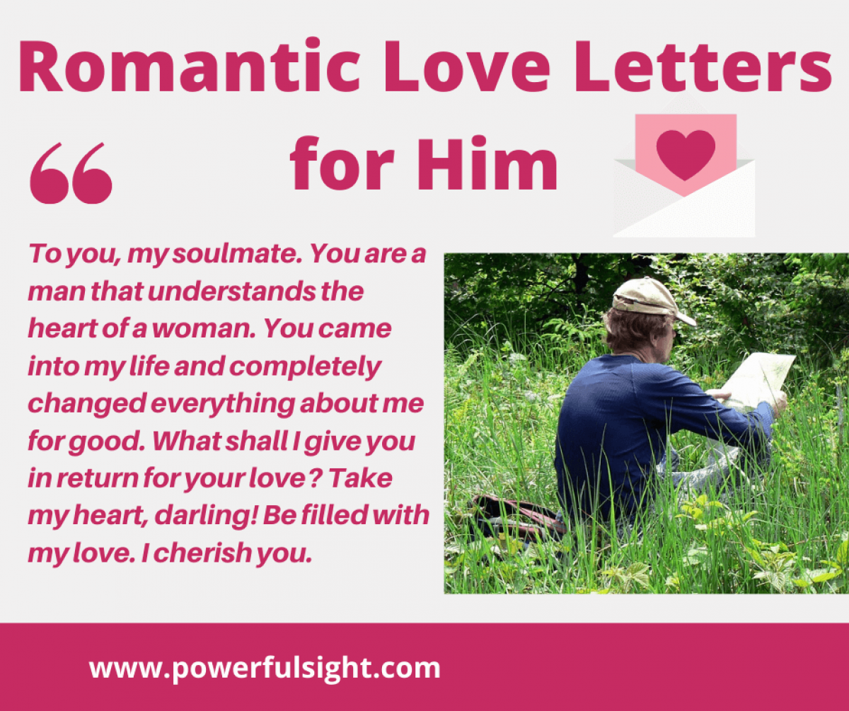 The Best Hot Romantic Love Letters For Him - Powerful Sight