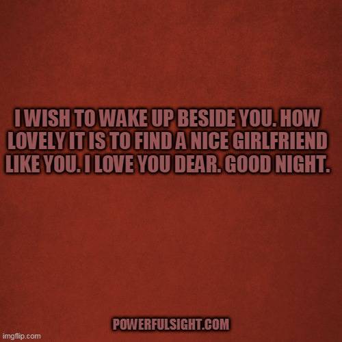 For to wake texts her to goodnight up 41 Cute