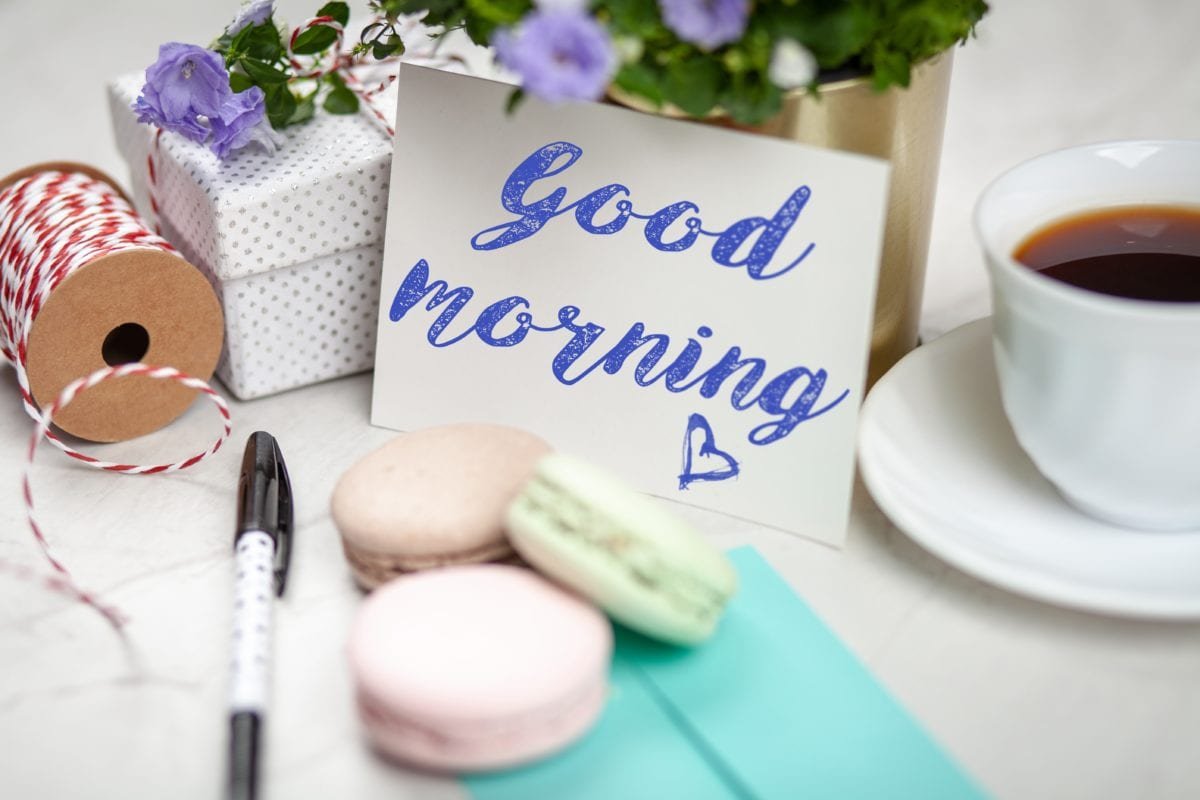 picture of good morning text for him