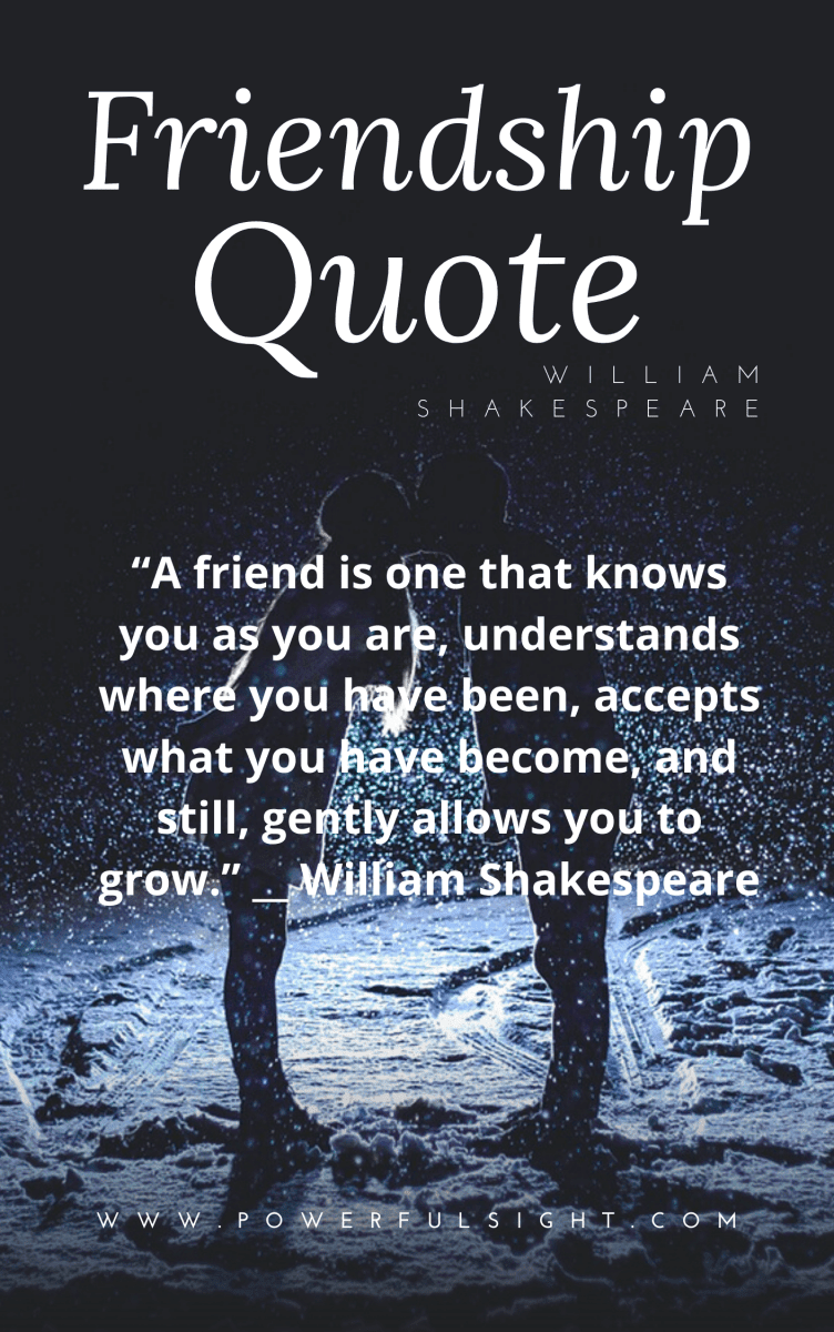 Friendship quote by William Shakespeare