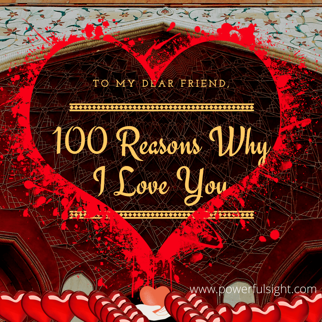 Reasons why I love you