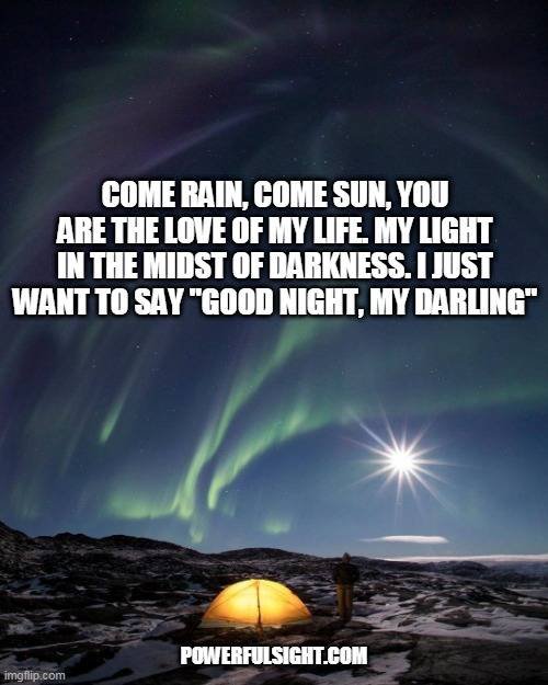 Good night message for girlfriend