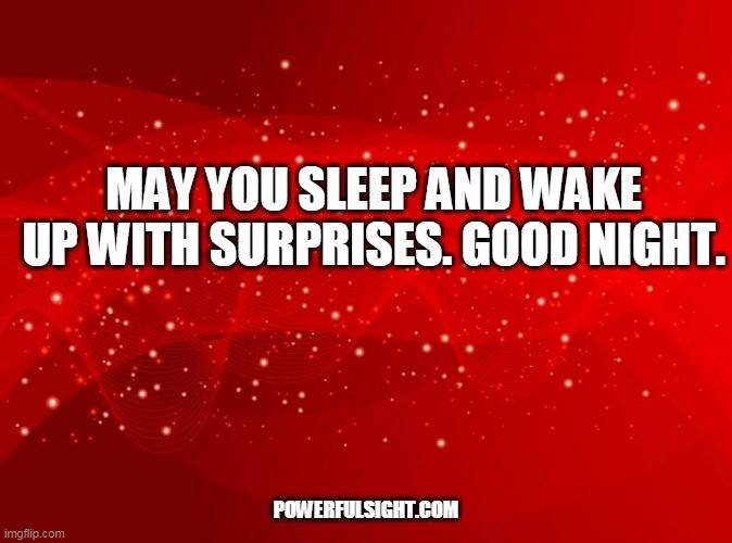 Good night message