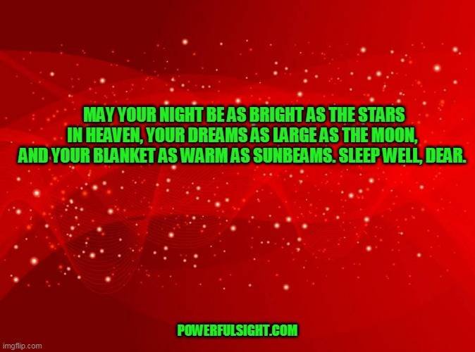 Good night wishes for her